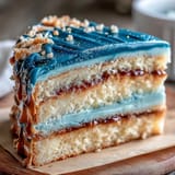 Dark Blue Gold Ombre Layer