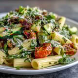 Spring Pasta Primavera Fresh Veggies