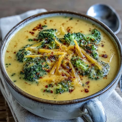 Butternut Squash Broccoli Cheddar Soup