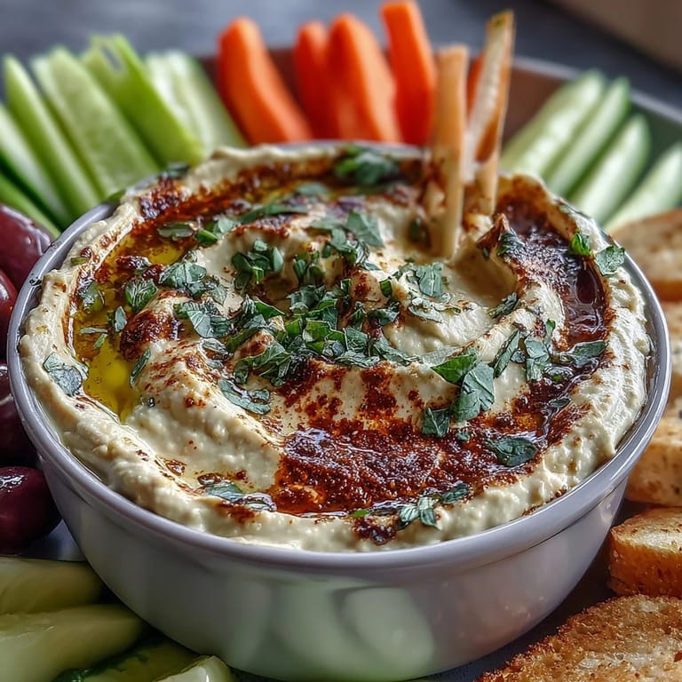 Easy-to-make hummus snack cups with crunchy veggie sticks, perfect for lunchboxes, picnics, or afternoon energy boosts.