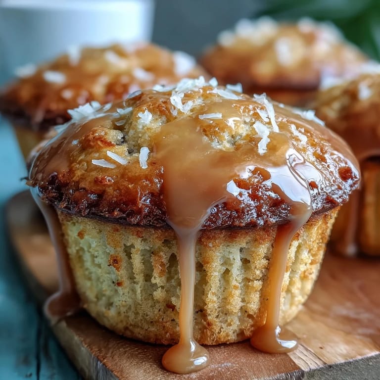 Zesty lemon muffins dotted with poppy seeds, topped with a tangy glaze — a cheerful addition to any brunch table.