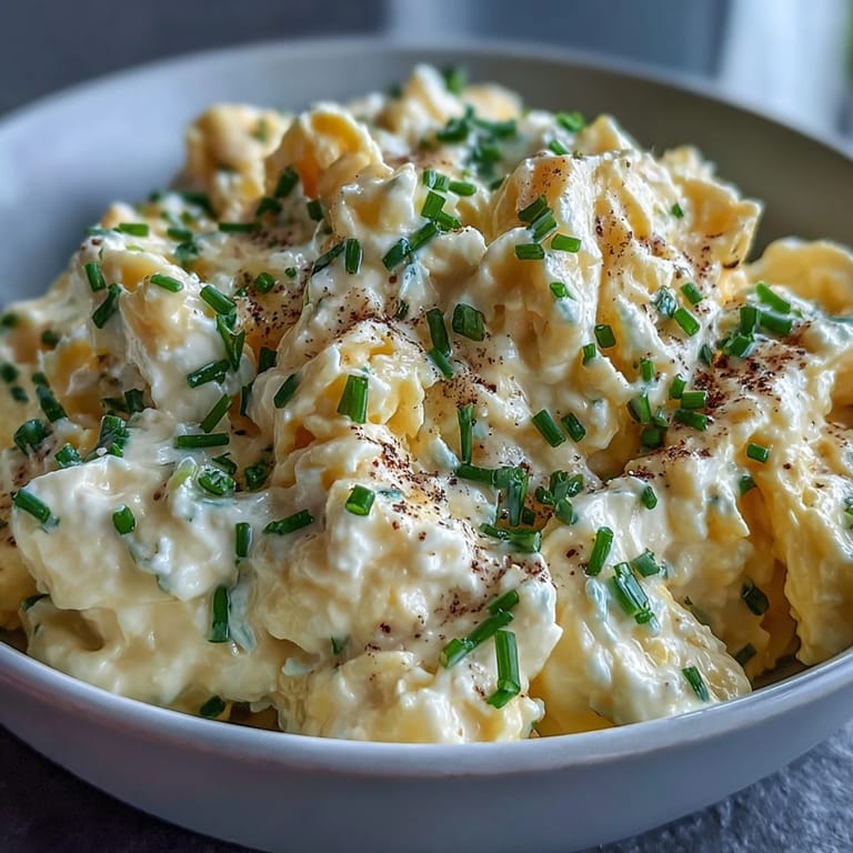 Vibrant Protein-Packed Cottage Cheese Scrambled Eggs, ready for breakfast enjoyment.