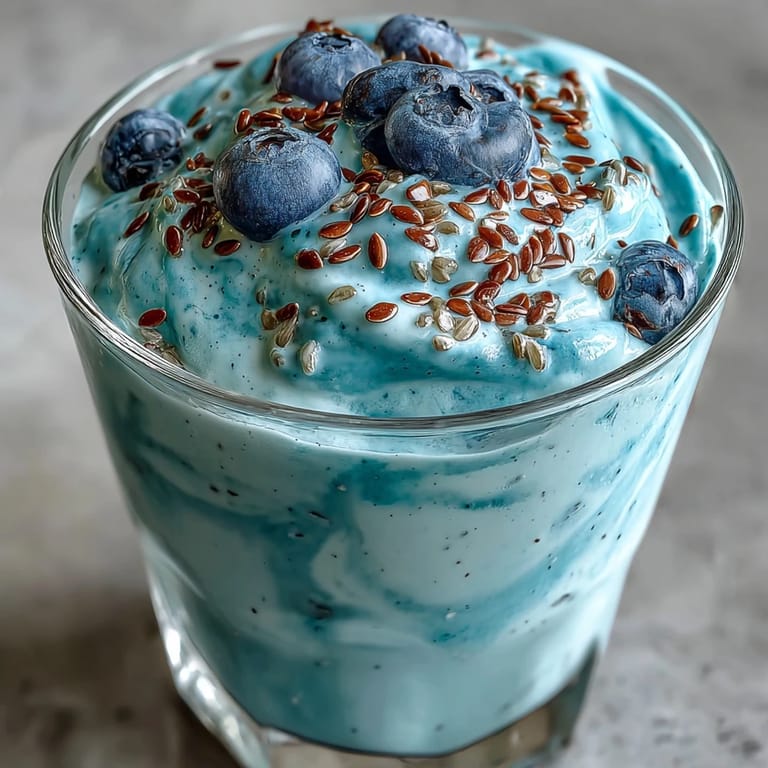 A delicious and easy probiotic kefir smoothie, perfect for a quick snack.
